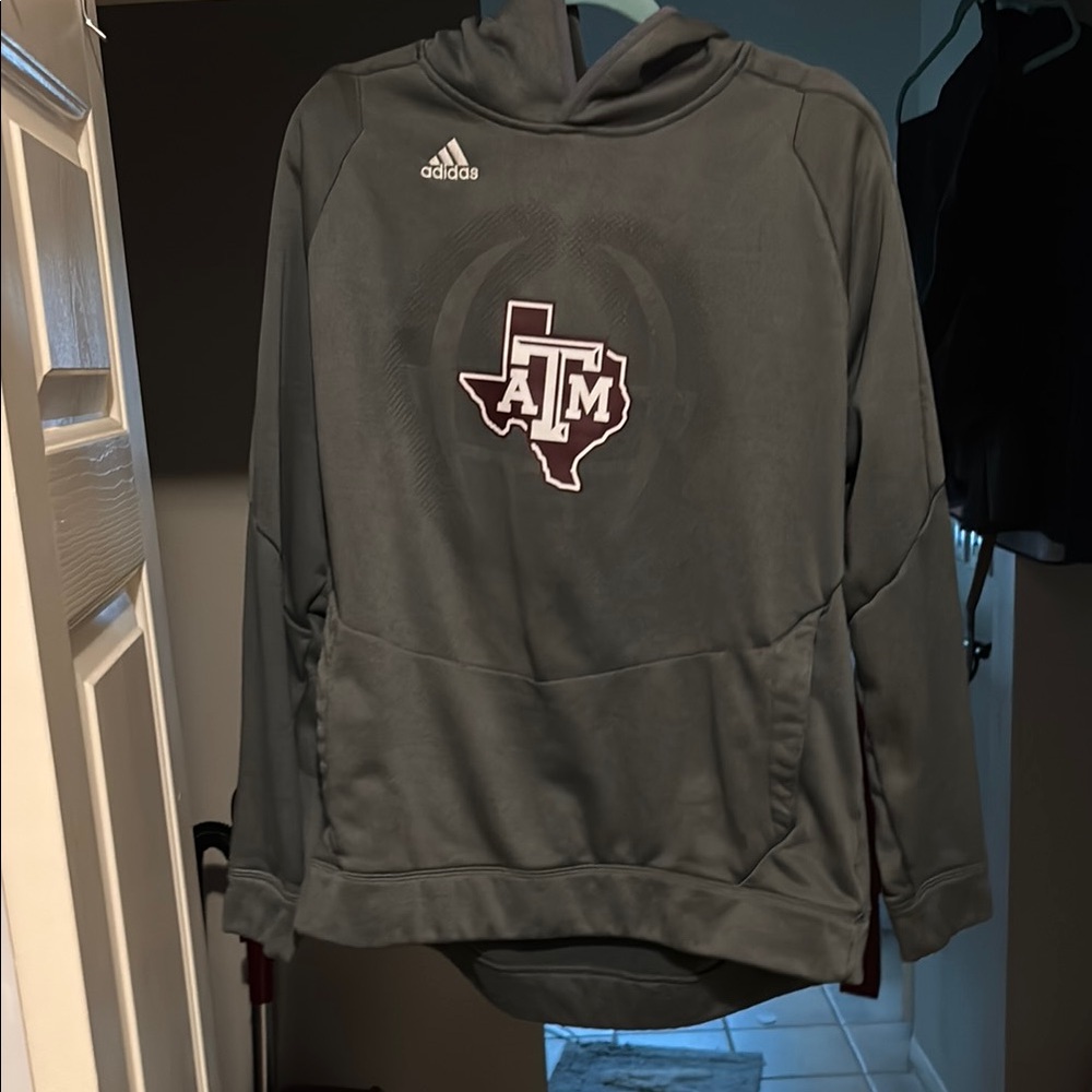 Adidas Dark Gray Texas A&M Hoodie
